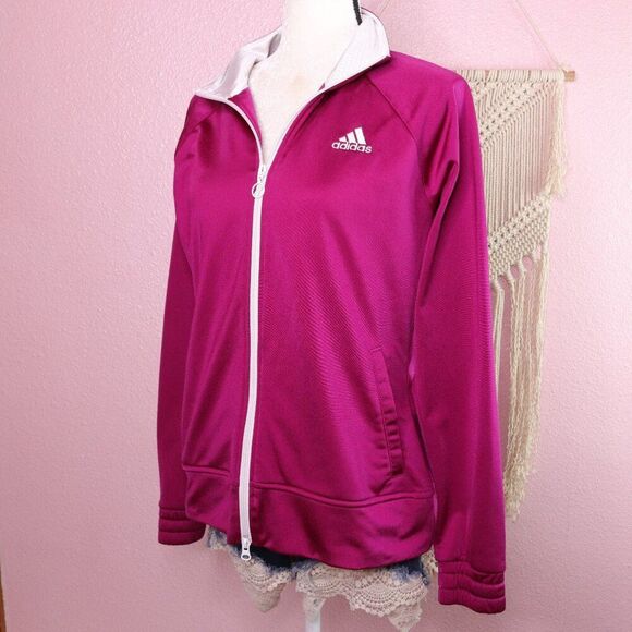 Adidas | Athletic Zip Up Sweater Medium - Picture 1 of 7